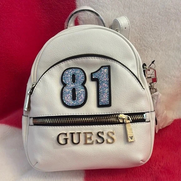 guess mini backpack keychain Loungefly WB Beetlejuice Mystery BAG Charm Collect them all and show off your fav characters from KPop Demon Hunters RARE Zip Design GUESS Logo